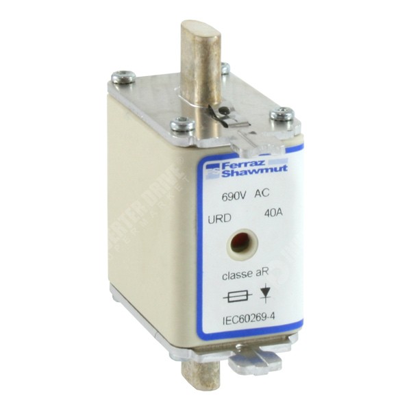 Photo of Mersen 40A 690Vac NH00 aR High Speed Fuse
