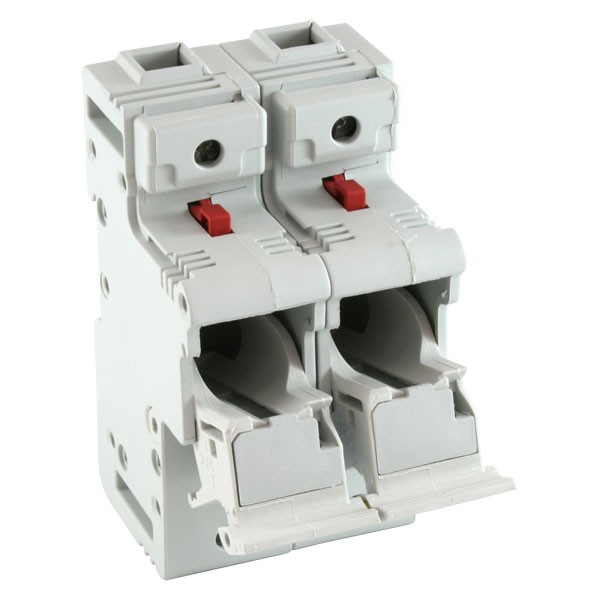 Photo of Mersen US22 2 Pole Fuse Holder suitable for 22mm x 58mm Barrel Fuses to 125A