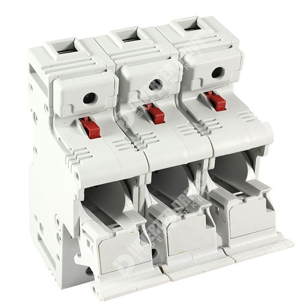 Photo of Mersen US22 3 Pole Fuse Holder suitable for 22mm x 58mm Barrel Fuses up to 125A