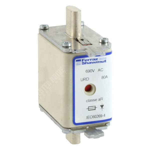 Photo of Mersen 80A 690Vac NH00 aR High Speed Fuse