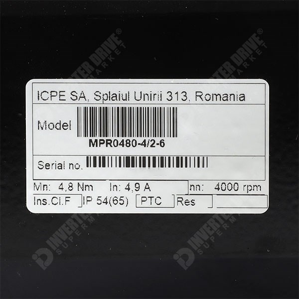 Photo of ICPE 4.8Nm x 4000RPM x 400V AC Servo-Motor and Resolver with Holding Brake