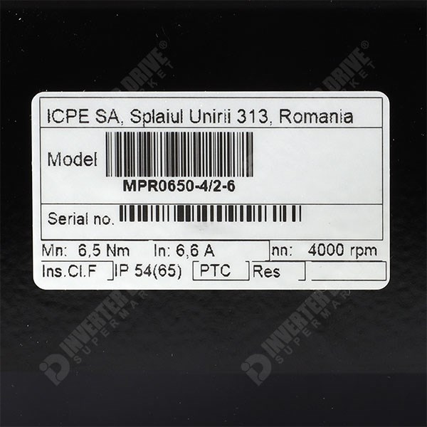 Photo of ICPE 6.5Nm x 4000RPM x 400V AC Servo-Motor and Resolver - MPR0650-4/2-6