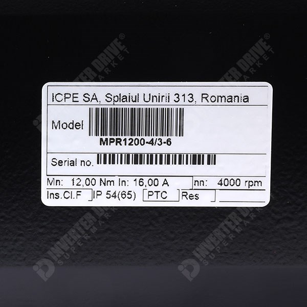 Photo of ICPE 12Nm x 4000RPM x 400V AC Servo-Motor and Resolver - MPR1200-4/3-6