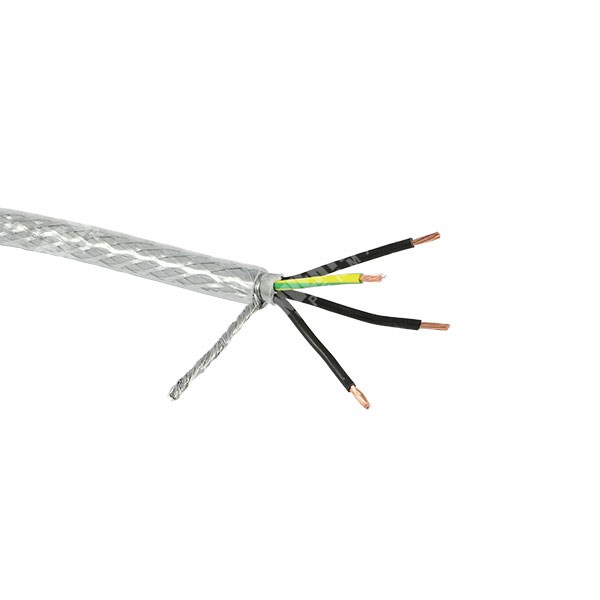 Photo of 3 Phase Power Cable 1.5mm2 with M5 Rings and M25 Gland, 2m Length
