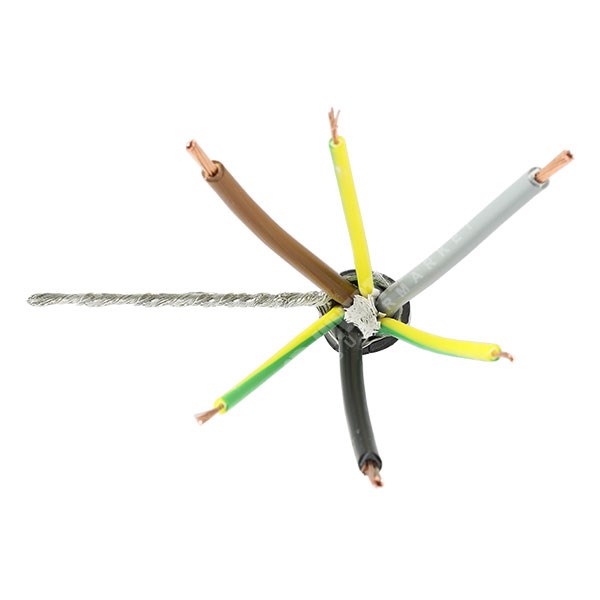 Photo of 2m Length 1.5mm&#178; 3 Phase VFD Symmetrical EMC Compliant Power Cable