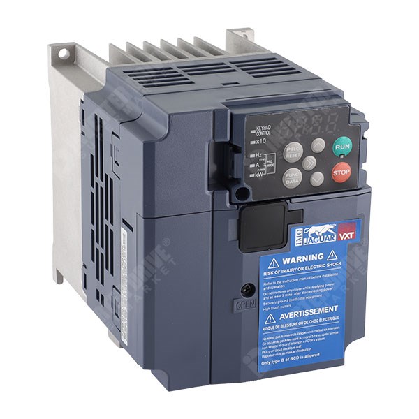 Photo of IMO Jaguar VXT 1.1kW/1.5kW 400V 3ph AC Inverter Drive, DBr, STO, Unfiltered