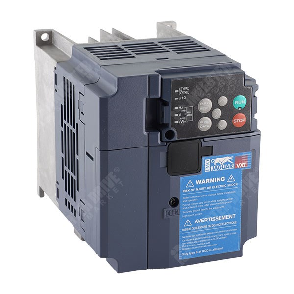 Photo of IMO Jaguar VXT 1.5kW 230V 1ph to 3ph  AC Inverter Drive, DBr, STO, Unfiltered