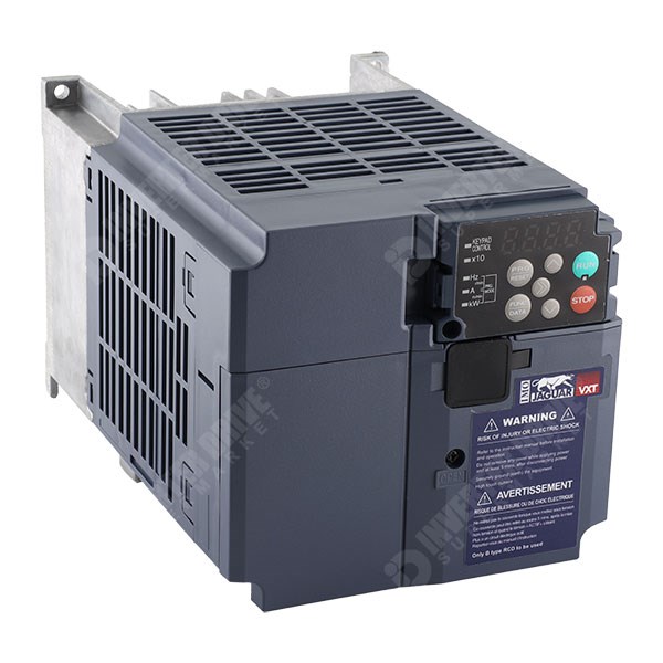 Photo of IMO Jaguar VXT 2.2kW 230V 1ph to 3ph  AC Inverter Drive, DBr, STO, Filtered