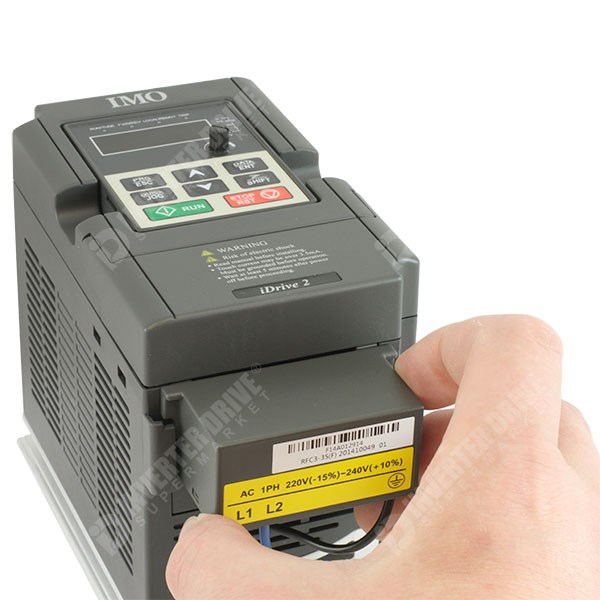 Photo of IMO EMC/RFI Filter, 230V 1ph, suitable for 0.75kW iDrive2