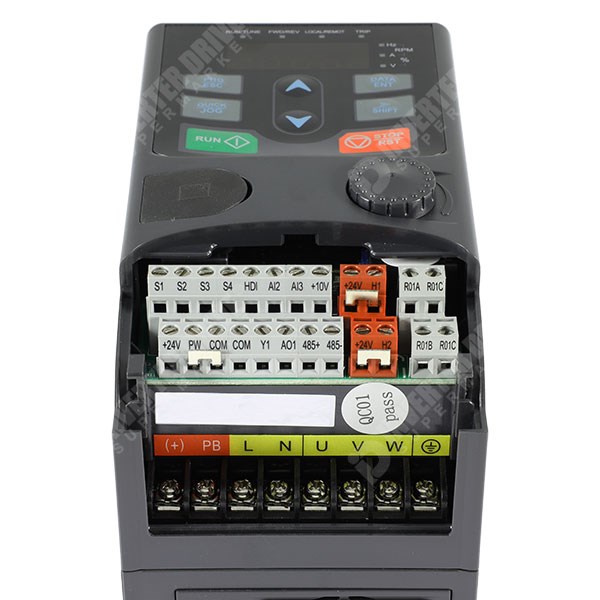 Photo of IMO SD1 0.75kW 230V 1ph to 3ph AC Inverter Drive, DBr, STO, Unfiltered