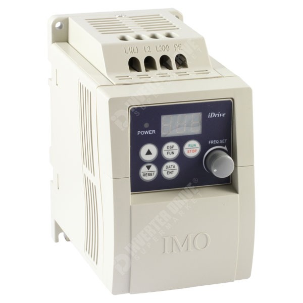 Photo of IMO iDrive 0.75kW 115V 1ph to 230V 3ph AC Inverter Drive, Unfiltered