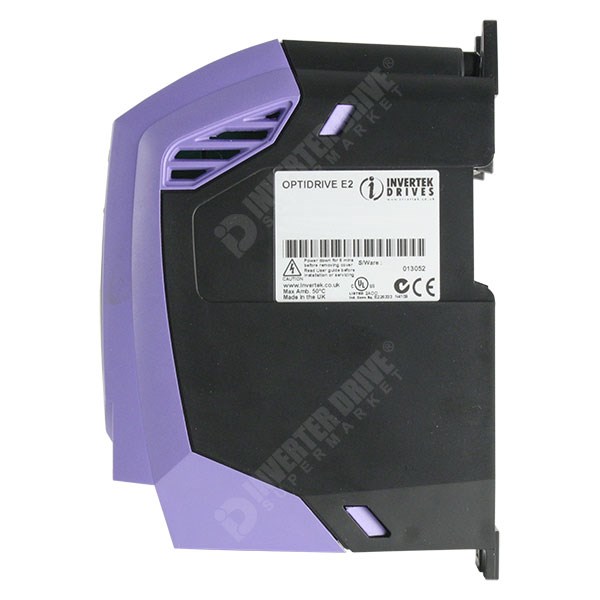 Photo of Invertek Optidrive E3 IP20 0.75kW 230V 1ph to 3ph AC Inverter Drive, C1 EMC
