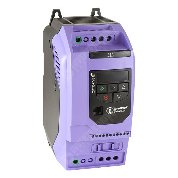 Photo of Invertek Optidrive E2 IP20 1.5kW 400V 3ph AC Inverter Drive, DBr, C2 EMC