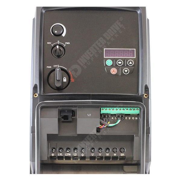 Photo of Invertek Optidrive E2 IP66 7.5kW 400V 3ph AC Inverter Drive, SW, C2 EMC