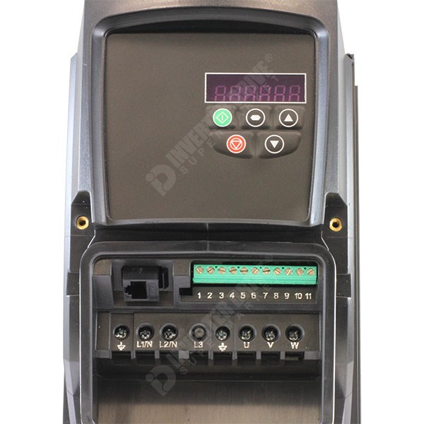 Photo of Invertek Optidrive E2 IP66 0.5HP 115V 1ph to 230V 3ph AC Inverter, No Filter