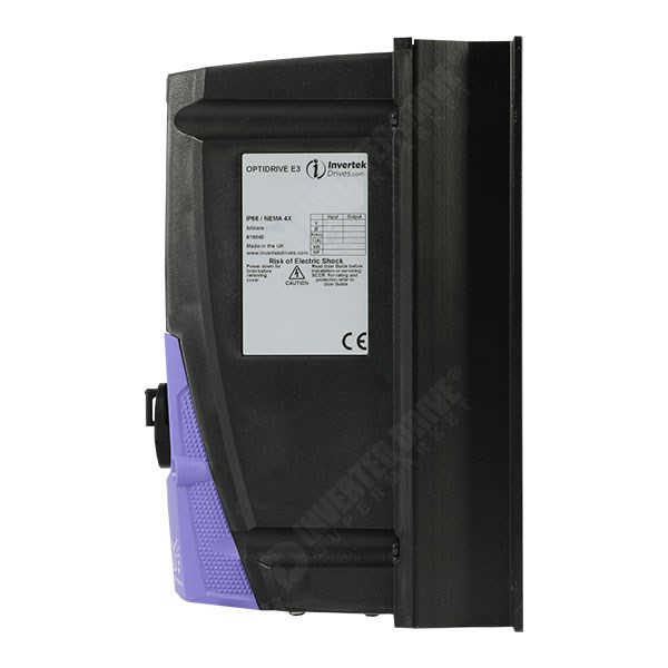 Photo of Invertek Optidrive E3 IP66 Indoor/Outdoor 1.5kW 230V 1ph to 3ph AC Inverter, SW, C1 EMC
