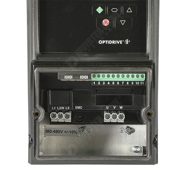Photo of Invertek Optidrive E3 IP66 Indoor/Outdoor 0.75kW 400V 3ph AC Inverter, C1 EMC