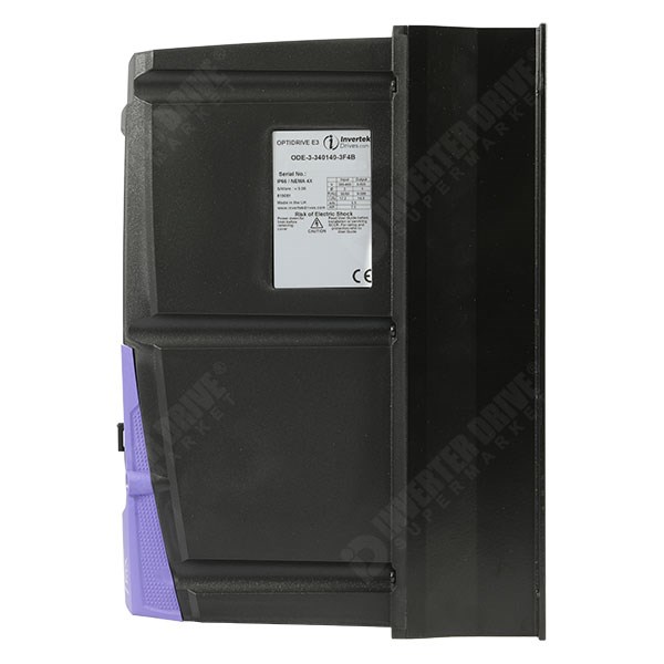 Photo of Invertek Optidrive E3 IP66 Indoor/Outdoor 5.5kW 400V 3ph AC Inverter, DBr, SW, C1 EMC