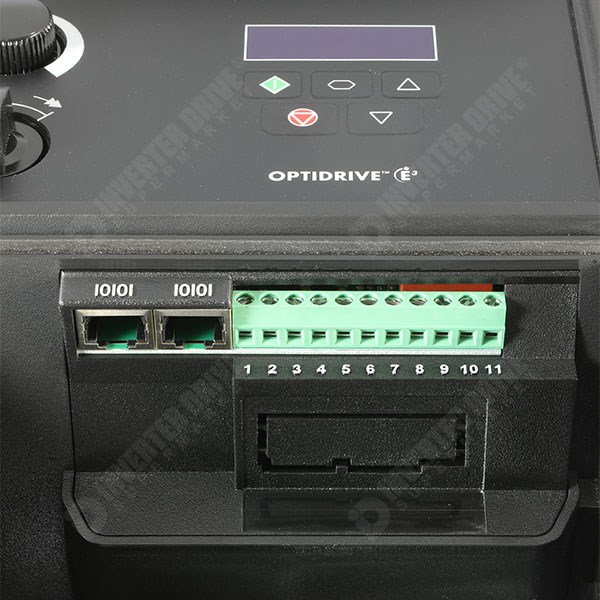 Photo of Invertek Optidrive E3 IP66 Indoor/Outdoor 7.5kW 400V 3ph AC Inverter, DBr, SW, C1 EMC