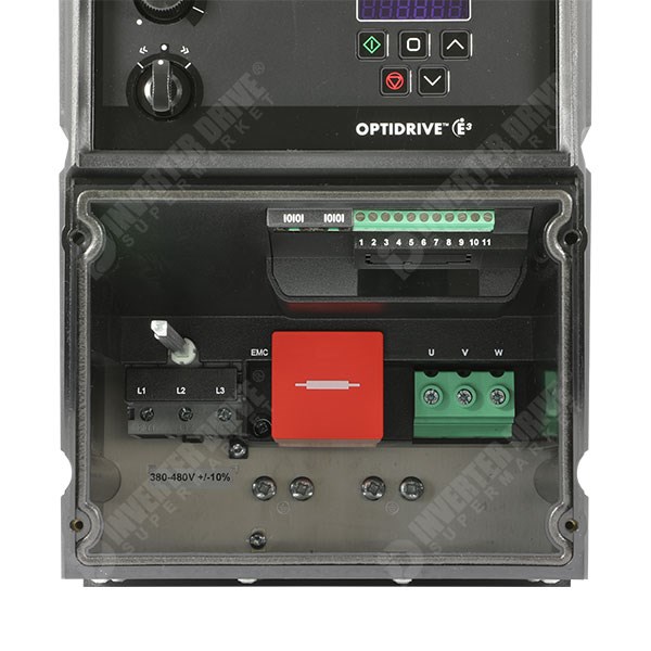 Photo of Invertek Optidrive E3 IP66 Indoor/Outdoor 18.5kW 400V 3ph AC Inverter, DBr, SW, C1 EMC