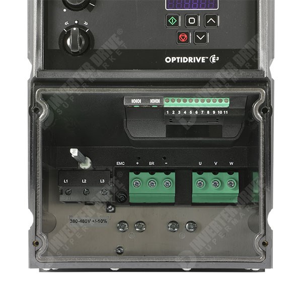 Photo of Invertek Optidrive E3 IP66 Indoor/Outdoor 18.5kW 400V 3ph AC Inverter, DBr, SW, C1 EMC