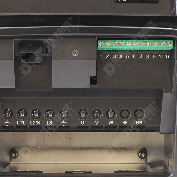 Photo of Invertek Optidrive E3 IP66 4kW 230V 3ph to 3ph AC Inverter Drive, DBr, C1 EMC