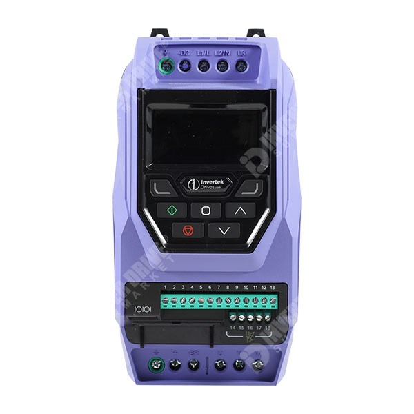 Photo of Invertek Optidrive P2 IP20 0.75kW 400V 3ph AC Inverter, DBr, STO, C2 EMC