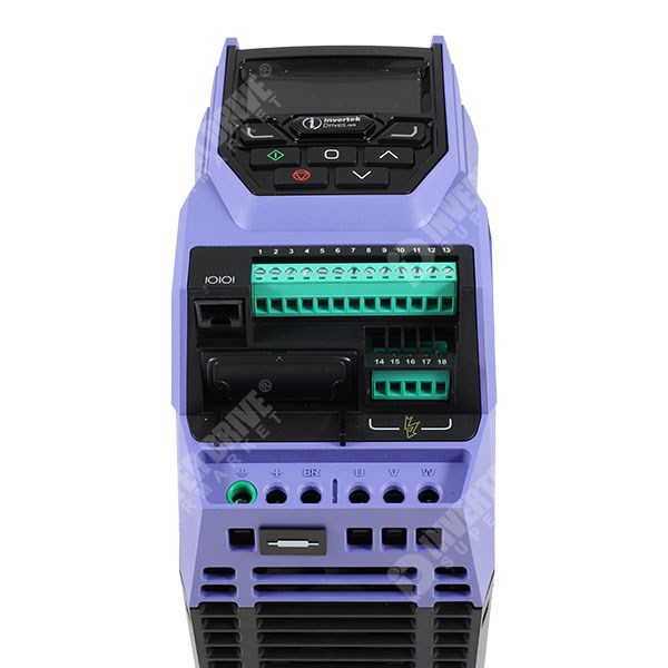 Photo of Invertek Optidrive P2 IP20 0.75kW 400V 3ph AC Inverter, DBr, STO, C2 EMC