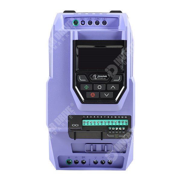 Photo of Invertek Optidrive P2 IP20 11kW 400V 3ph AC Inverter Drive, DBr, STO, C2 EMC