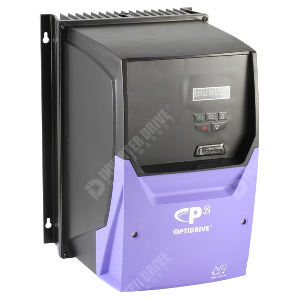 Photo of Invertek Optidrive P2 IP66 5.5kW 400V 3ph - AC Inverter Drive, DBr, STO, C2 EMC