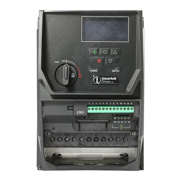 Photo of Invertek Optidrive Eco IP66 0.75kW 230V 1ph Fan/Pump AC Inverter Drive, SW, STO, C2 EMC
