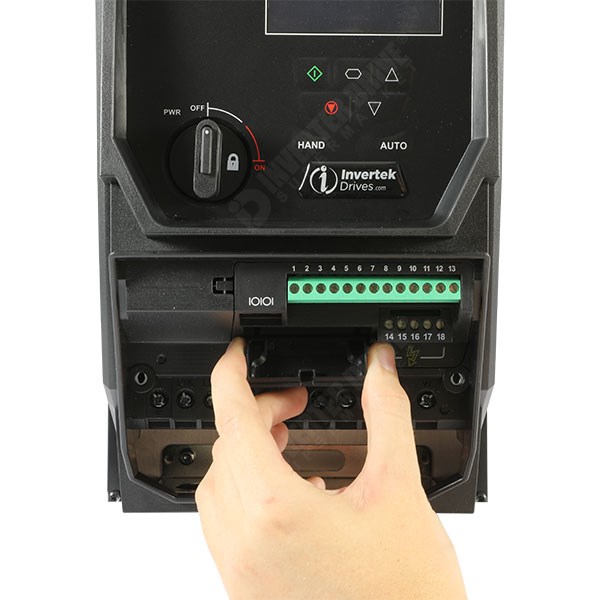 Photo of Invertek Optidrive Eco IP66 0.75kW 230V 1ph Fan/Pump AC Inverter Drive, SW, STO, C2 EMC