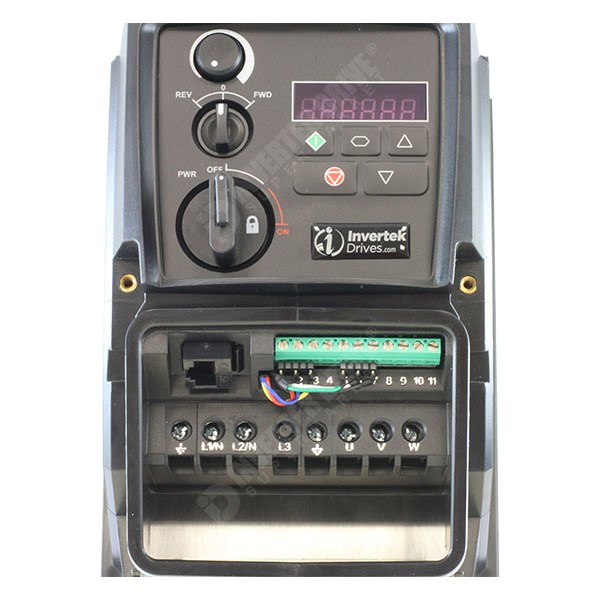 Photo of Invertek Optidrive E3 IP66 1.5kW 230V 1ph to 3ph AC Inverter Drive, SW, C1 EMC