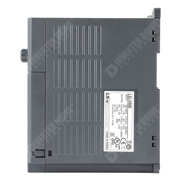 Photo of LS G100 IP20 0.4kW 230V 3ph to 3ph AC Inverter Drive, DBr