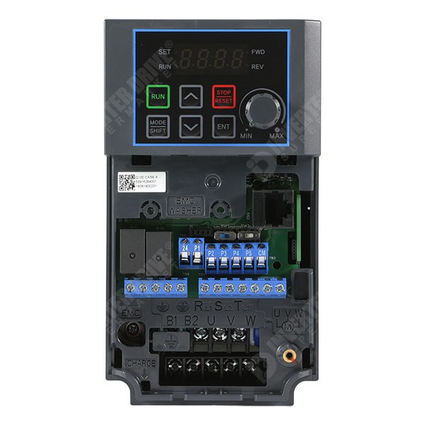 Photo of LS G100 IP20 0.4kW 230V 3ph to 3ph AC Inverter Drive, DBr