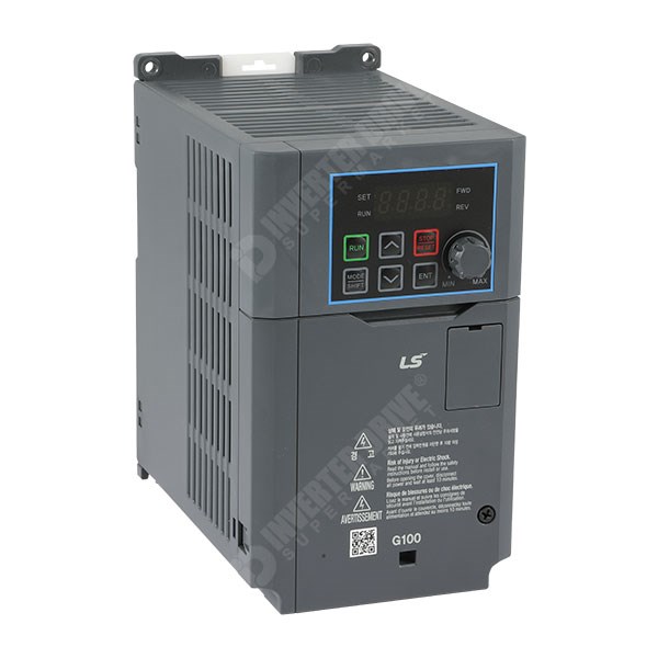 Photo of LS G100 IP20 2.2kW 400V 3ph AC Inverter Drive, DBr, C3 EMC