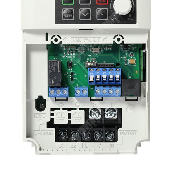 Photo of LS M100 1.5kW 230V 1ph to 3ph AC Inverter Drive, DBr, C2 EMC