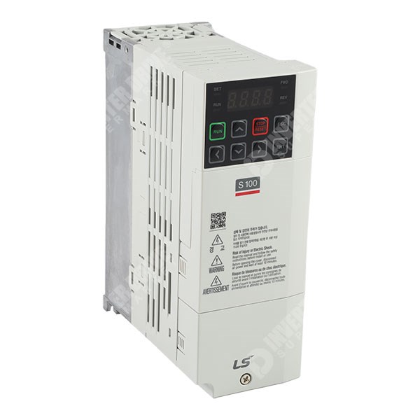Photo of LS S100 IP20 0.75kW/1.5kW 400V 3ph AC Inverter Drive, DBr, STO, C3 EMC