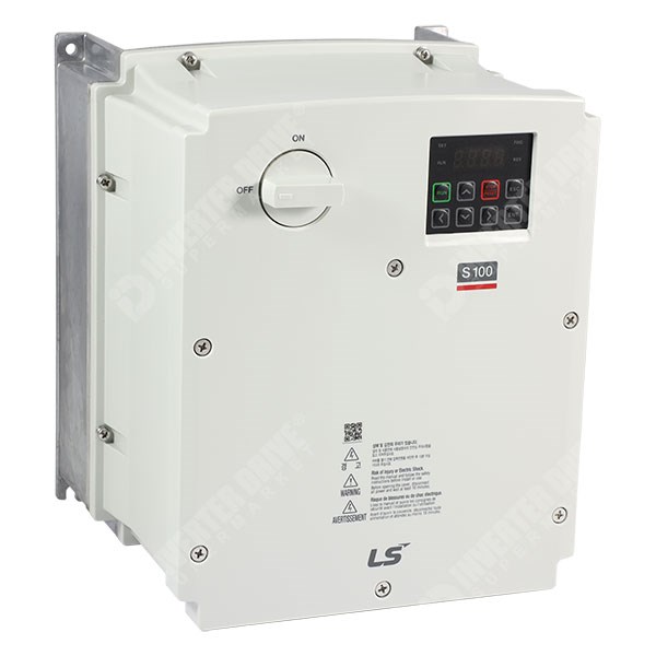 Photo of LS S100 IP66 1.5kW 400V 3ph AC Inverter Drive, SW, DBr, STO, C3 EMC