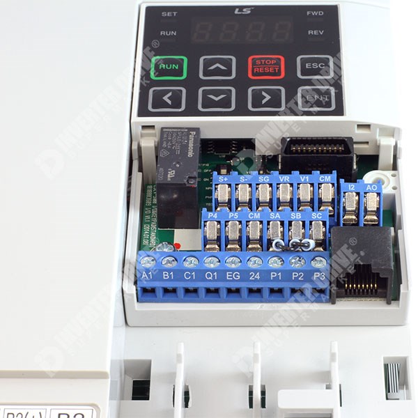 Photo of LS S100 IP20 5.5kW/7.5kW 400V 3ph AC Inverter Drive, DBr, STO, C3 EMC