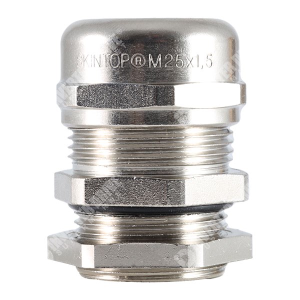 Photo of M25 EMC Cable Gland, Screen Contacts &amp; Locknut for 9mm to 17mm Diameter Cables
