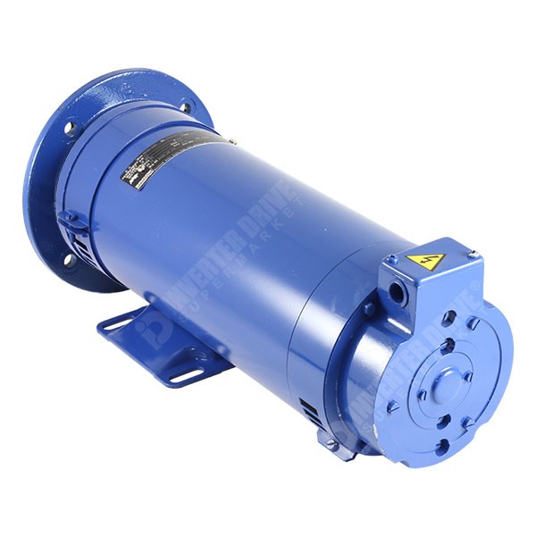 Photo of MP80200 1.1kW (1.5HP) x 2000RPM DC Motor 180V Foot/71D-14 Flange Mount IP22