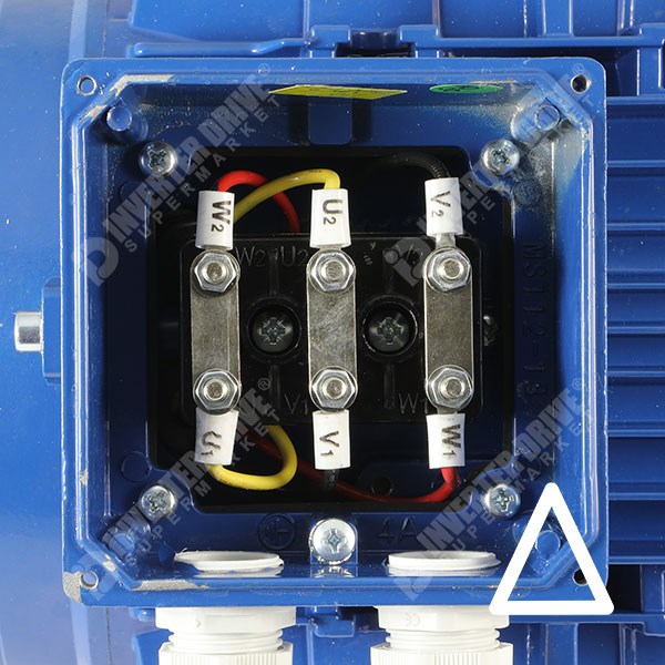 Photo of Marelli IE3 5.5kW (7.5HP) 2 Pole 400V 3ph B3 Foot Mount AC Motor, M6Q132SA2