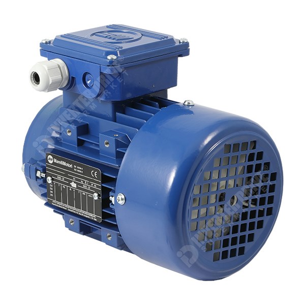 Photo of Marelli - 0.55kW (0.75HP) 4 Pole 230V/400V 3ph B14 Face Mount AC Motor - MAA71MC4
