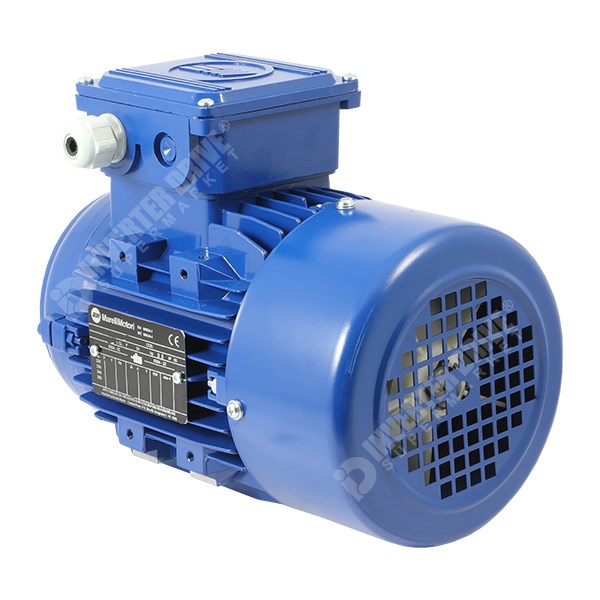 Photo of Marelli 0.55kW (0.75HP) 6 Pole 230V/400V 3ph B14 Face Mount AC Motor MAA80MB6