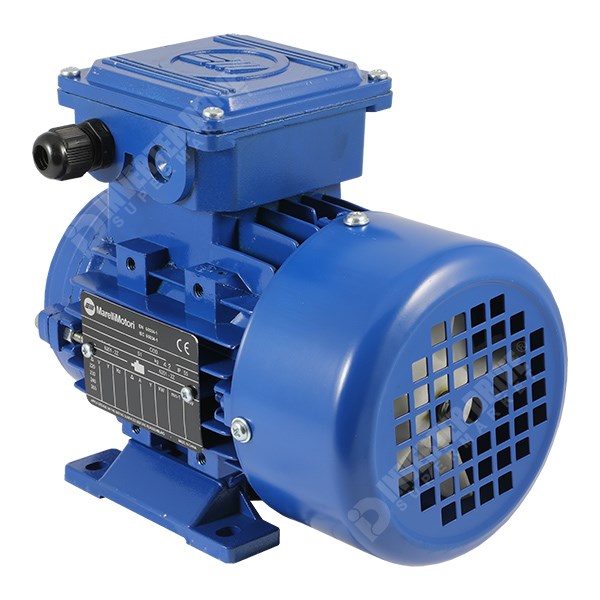 Photo of Marelli - 0.37kW (0.5HP) 2 Pole 230V/400V 3ph B3 Foot Mount AC Motor - MAA63MC2
