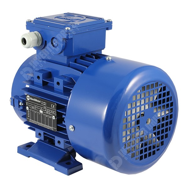 Photo of Marelli - 0.37kW (0.5HP) 8 Pole 230V/400V 3ph B3 Foot Mount AC Motor - MAA90S8