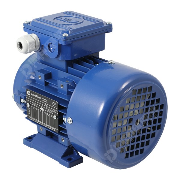 Photo of Marelli - 0.55kW (0.75HP) 2 Pole 230V/400V 3ph B34 Foot and Face Mount AC Motor - MAA71MB2 B34