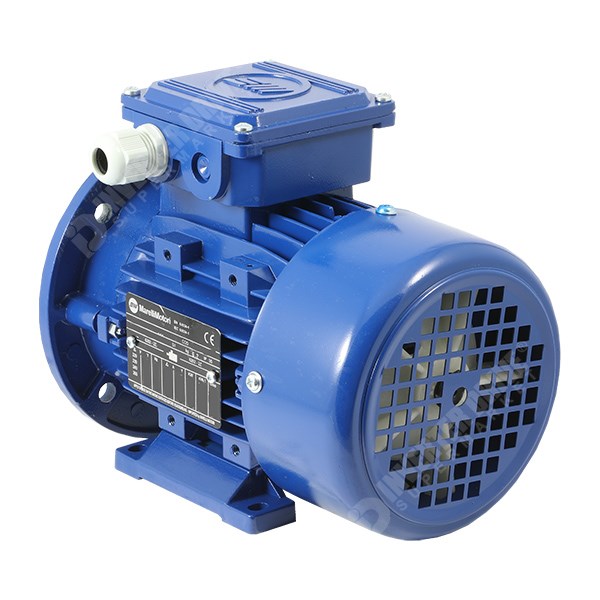 Photo of Marelli - 0.55kW (0.75HP) 2 Pole 230V/400V 3ph B35 Foot &amp; Flange Mount AC Motor - MAA71MB2