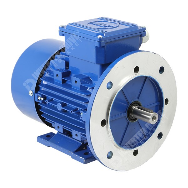 Photo of Marelli - 0.55kW (0.75HP) 4 Pole 230V/400V 3ph B35 Foot &amp; Flange Mount AC Motor - MAA80MA4